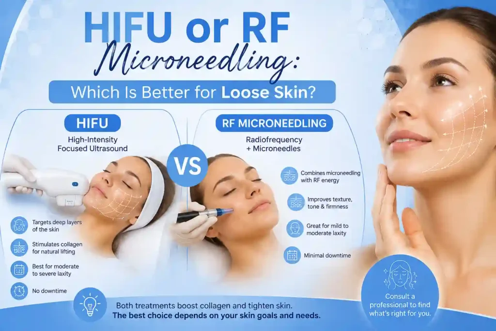 Lost the Weight but Not the Loose Skin? What You Should Know 2 HIFU or RF Microneedling: Which Is Better for Loose Skin Higham Ferrers?